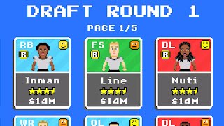 RAREST Player Ive EVER SEEN in the DRAFT  Retro Bowl Gameplay 79 [upl. by Noira]