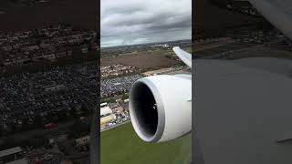 Takeoff vibes at London Heathrow ✨ Kuwait Airways Boeing 777300ER soaring through the skies 😍 [upl. by Kenelm]