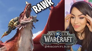 Dragonflight Announce Cinematic Trailer  World of Warcraft REACTION [upl. by Jezabelle]