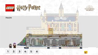 LEGO instructions  Harry Potter ™  76435  Hogwarts™ Castle The Great Hall Book 1 [upl. by Stephan]