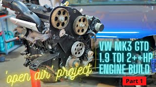 Building a VW Golf 4 19TDI In 3 Minutes  Project Car Transformation [upl. by Onofredo477]