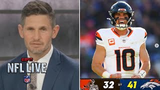 NFL LIVE  Bo Nix is ​​the BEST rookie right now  Dan Orlovsky reacts to Broncos beat Browns 4132 [upl. by Nwadrebma302]