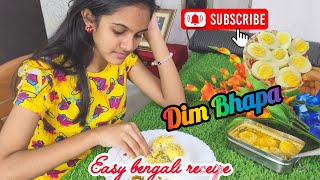 Dim Bhapa  Easy Egg Recipe Bengali food FoodFoodie 4k videoEasy recipe at home [upl. by Burack]