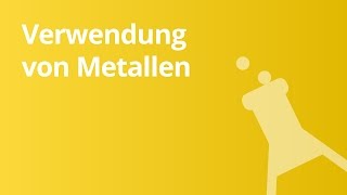 Metalle und ihre Verwendung  Chemie  Anorganische Verbindungen – Eigenschaften und Reaktionen [upl. by Liagibba]