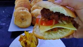 EVDE EKMEĞİNDEN✅ KÖFTESİNE KADAR 💥HEPSİNİ KENDİM YAPTIM 👌 HAMBURGER TARİFİ 😋 [upl. by Ailet]