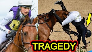 Tragedy  Equestrian star Georgie Campbell dies after fall during Bicton International Horse Trials [upl. by Yve]