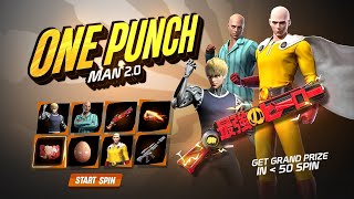 One Punch Man M1887 Return Free Fire 😮  One Punch Man Event 20  Free Fire New Event  SaaD GaminG [upl. by Leirraj765]