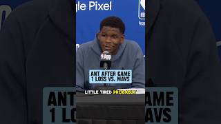 Ant says the Wolves came out flat vs the Mavs [upl. by Hyde]