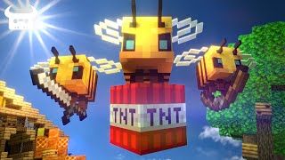 MINECRAFT BEES RAP  quotBusy Buzzy Beesquot  Animated Music Video [upl. by Nanda]