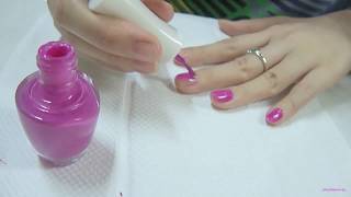 How to Apply Nail Polish for Beginner Basic Nail Polish Application [upl. by Halullat]