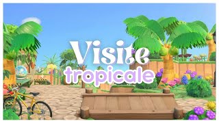 ✈️ ISLAND TOUR Acomoon île TROPICALECUBAINE   Visite finale  Animal Crossing New Horizons [upl. by Eehtomit]