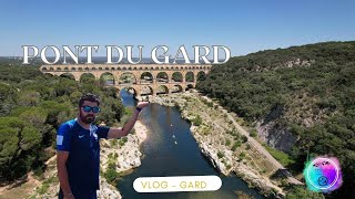 Survole du Pont du GARD  Vlog Gard pontdugard [upl. by Aivalf774]