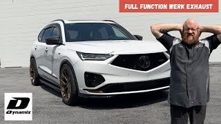 2023 Acura MDX Type S Full Function Werk Exhaust [upl. by Anelra20]