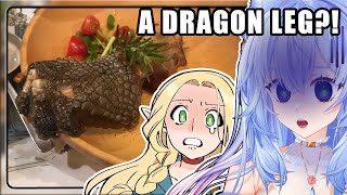 WHAT IS SENSHI COOKING  Mifuyu Reacts to I Went to a Dungeon Meshi Cafe [upl. by Kung]