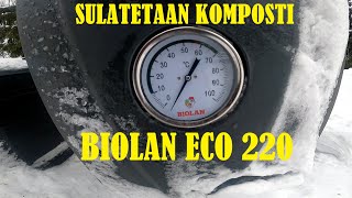 Biolan Eco 220 Kompostin sulatus [upl. by Refotsirhc937]