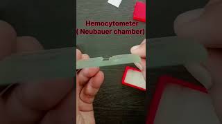 Hemocytometer or Neubauer chamber lab laboratory labtechdt hemocytometerneubauerviralshort [upl. by Ardnala903]