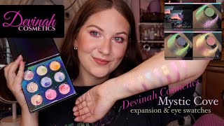 Devinah Mystic Cove EXPANSION eye swatches amp more  hot vegan hannah [upl. by Trici163]