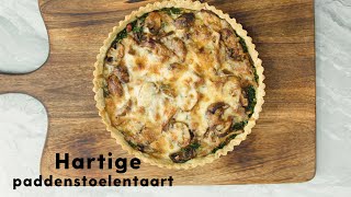 Hartige taart met paddenstoelen en pancetta – Allerhande [upl. by Burk]