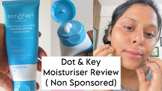 DOT amp KEY Ceramide Barrier Repair Moisturiser Review  Best Moisturiser for Dry Skin Types [upl. by Idnam79]