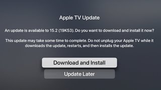 How to download amp install tvOS 152 Update on Apple TV  latest update for Apple TV [upl. by Sac]