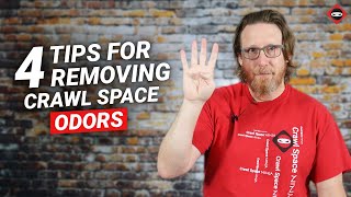 4 Tips to Remove Crawl Space Odors  What Causes Crawl Space Odors [upl. by Elsilrac]