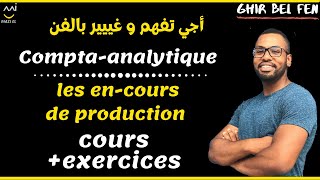 Comptabilité analytique séance 12  cas particuliers  les encours de production [upl. by Elauqsap]