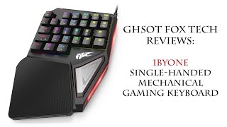 1byone SingleHanded Mechanical Gaming Keyboard  Review [upl. by Ise]