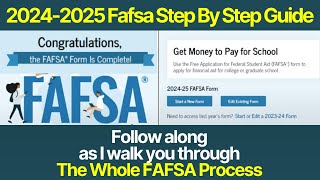 20242025 Fafsa StepByStep Guide Webinar [upl. by Valentina]