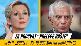 Zaharova Za procvat „prelepe bašte” jedan „borelj” na 10000 Ukrajinaca [upl. by Nauaj282]