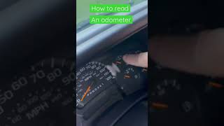 How to read an odometer [upl. by Amasa]