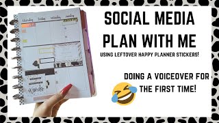 Social Media Plan with Me  November 4  10  Funny Voiceover [upl. by Chew]