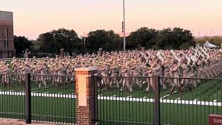 Aggie Band Rehearsal Run 100424 BTHO Mizzou [upl. by Atiuqa]