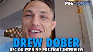 Drew Dober Not Thinking About Breaking Dustin Poiriers KO Record vs Jean Silva  UFC on ESPN 59 [upl. by Crowell694]