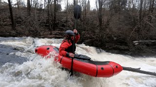 Lommedalselva med packraft [upl. by Attenod]