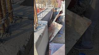 Amazing trick for removal shuttering of tie beam  deshutturing tie beam deshuttering ytshots [upl. by Neelhtac]