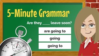 FUTURE SIMPLE Going To  English Grammar Lesson  MINI QUIZ [upl. by Portwine701]