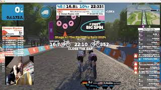 Big Spin  Stage 4  The Zwift Big Spin 2024 on Lutece Express in Paris [upl. by Ronoel213]