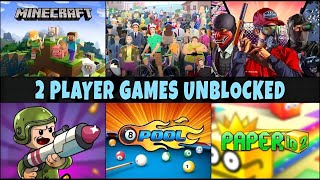 120 Best 2 Player Games Unblocked  Fun and Play With Friends Online [upl. by Lynsey]