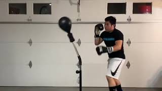 Boxing Ringside Cobra Reflex Bag Practices [upl. by Grega32]