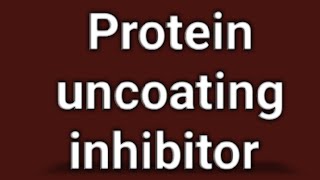 Protein uncoating inhibitors Amantadine and Rimantadine Antiviral drug 3 [upl. by Komsa]