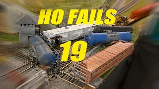 HO Derailments and Fails 19 [upl. by Manfred]