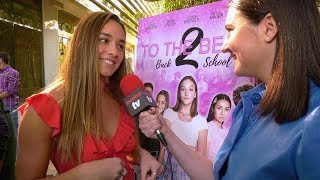 Brisa Lalich Interview quotTo The Beat Back 2 Schoolquot Premiere Red Carpet [upl. by Dhiman]