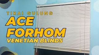 Pasang Tirai Gulung Ace Forhom Venetian Blinds 90x180cm [upl. by Freberg949]