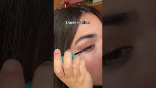 Eyeliner for hooded eyes viral trending hoodedeyes eyelinerforhoodedeyes foryou forbeginners [upl. by Aiasi995]