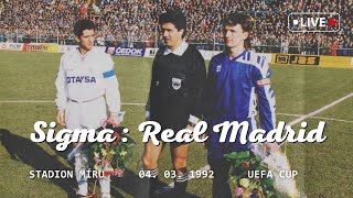 Sigma Olomouc  Real Madrid 11  Pohár UEFA 199192 [upl. by Morty]