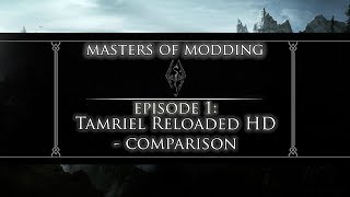 Skyrim Mods  1 – Masters of Modding – Tamriel Reloaded HD Comparison [upl. by Fletch445]