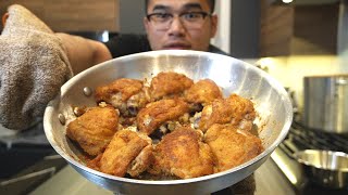 CRISPY PAN FRIED CHICKEN RECIPE [upl. by Gorlin493]