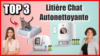 TOP 3  MEILLEURE LITIERE AUTONETTOYANTE 2024 [upl. by Sharona603]