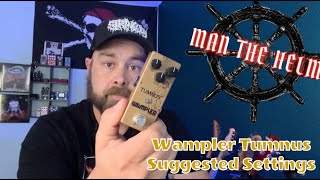 BIG tones small pedal Wampler Tumnus suggested settings [upl. by Llehsyar]