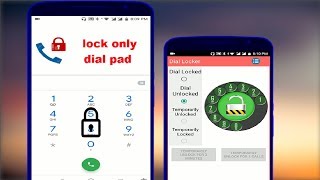 Amazing Trick to Lock Dial Pad of Android Phones [upl. by Erbua]